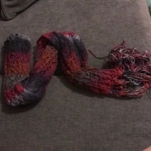 Fun colorful winter scarf